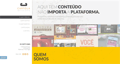 Desktop Screenshot of cartolaconteudo.com.br