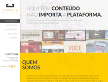 Tablet Screenshot of cartolaconteudo.com.br